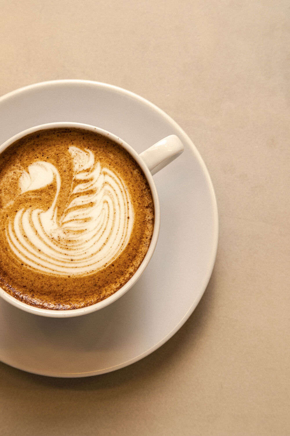 Café con arte latte